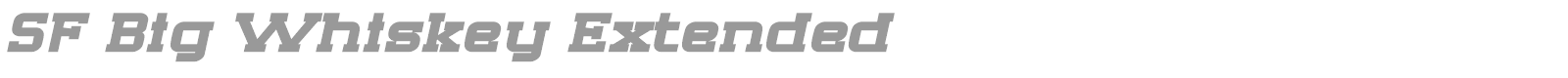 SF Big Whiskey font preview